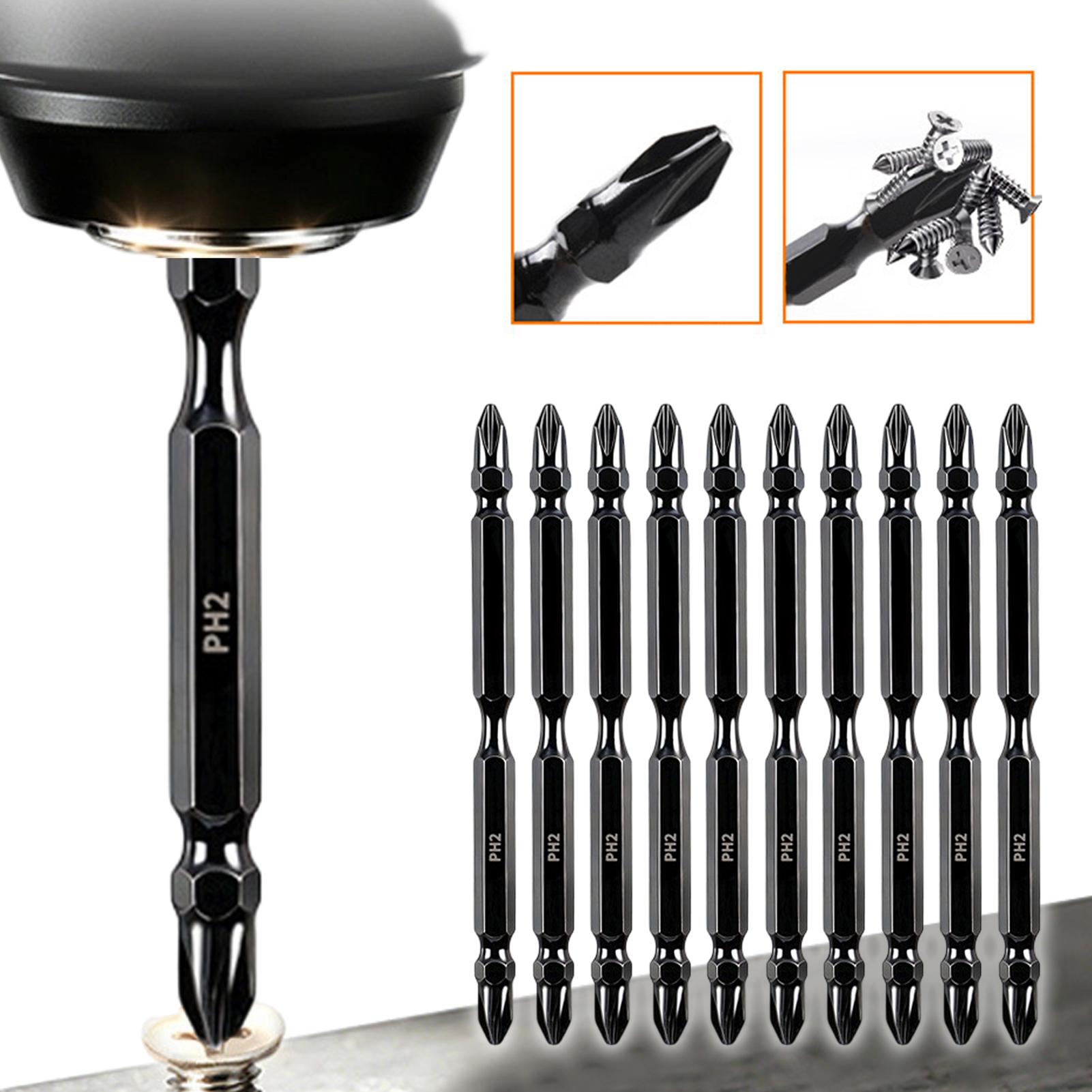 Drill Bits - Zestaw bitów magnetycznych dwustronnych, frezowanych, wielofunkcyjnych