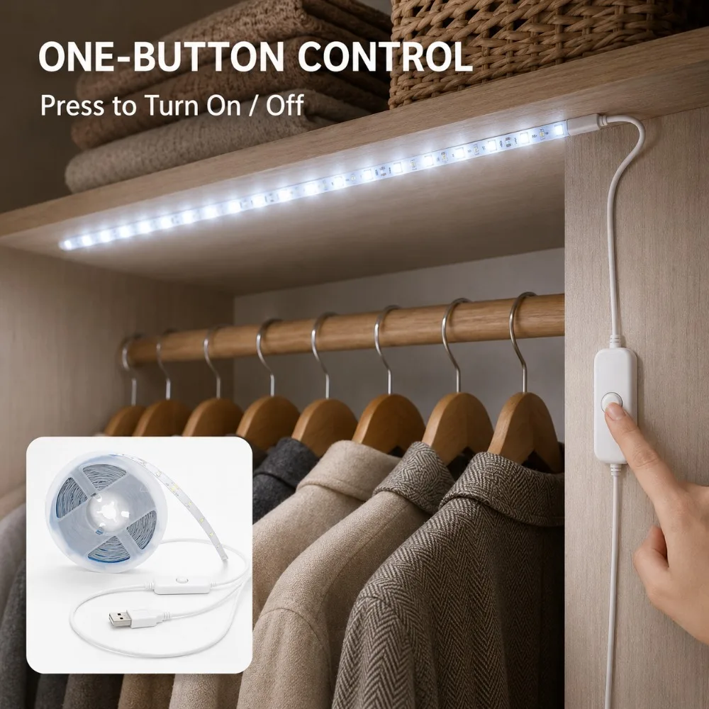Taśmy LED z sterowaniem za pom – Led Strip Lights recenzja i cena