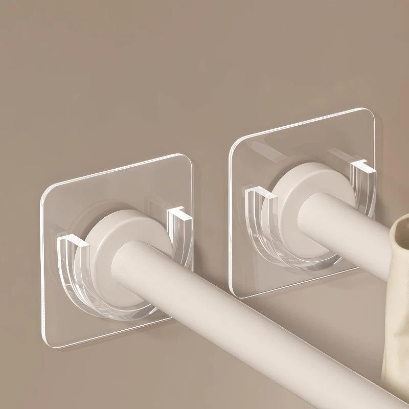 4 szt. przezroczystych, samopr – Curtain Rods recenzja i cena