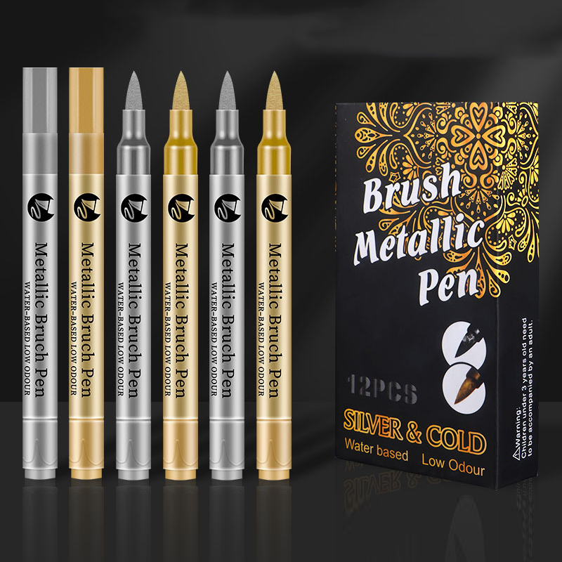 2-12 szt. Wodoodporne markery  – Paint Brush recenzja i cena