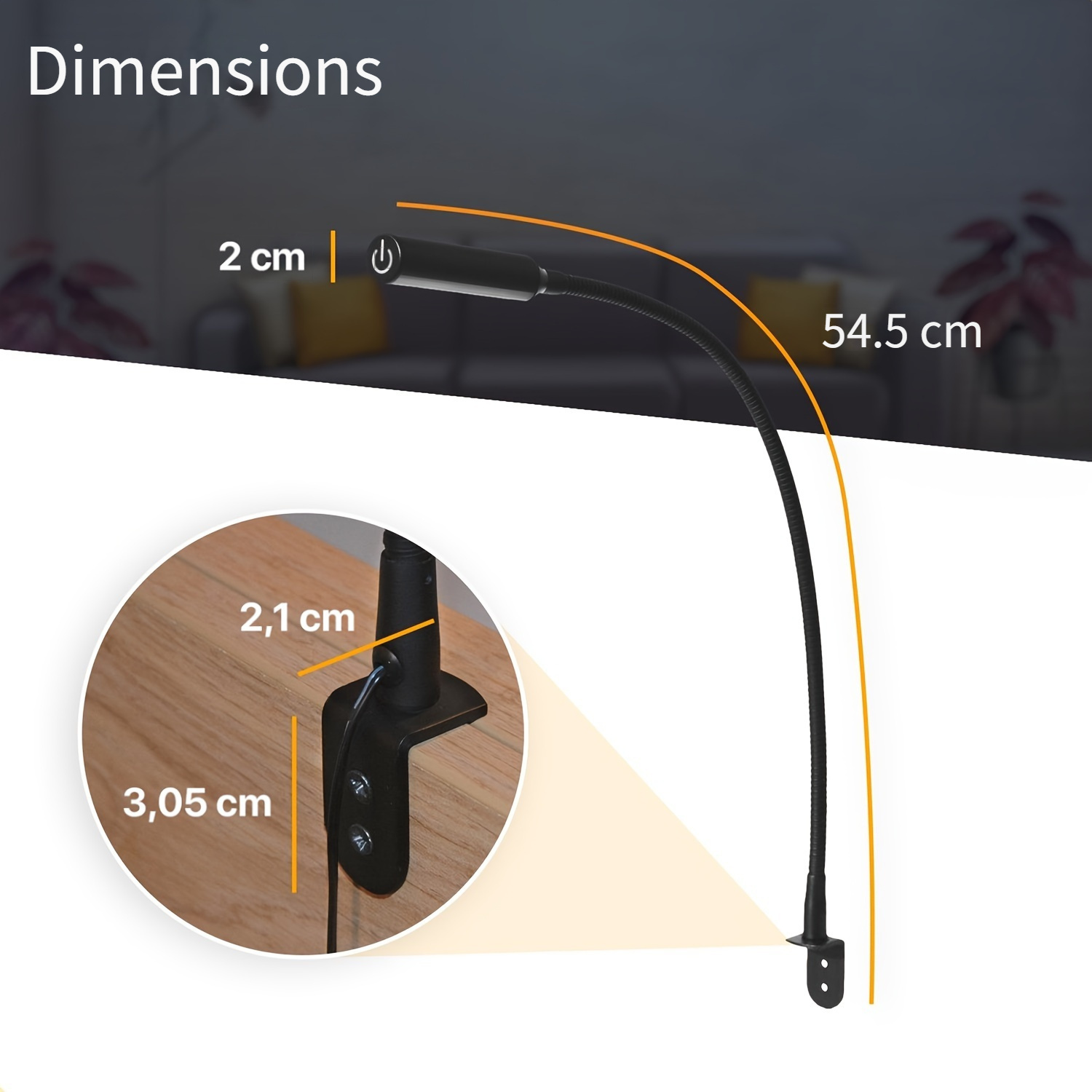 2 sztuki lamp LED do czytania  – Light Switch recenzja i cena