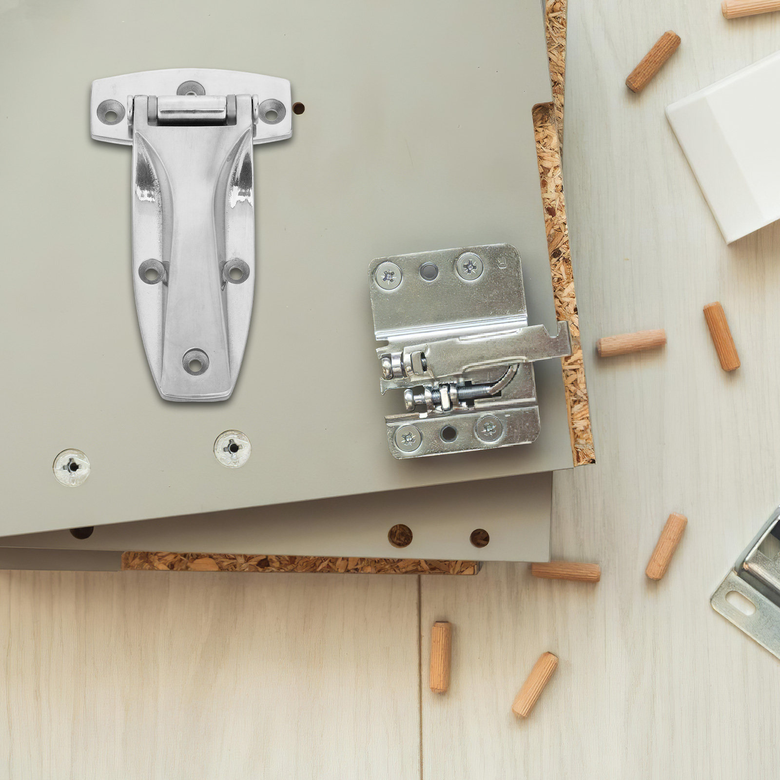 Wytrzymałe zawiasy w kształcie – Cabinet Hinges recenzja i cena