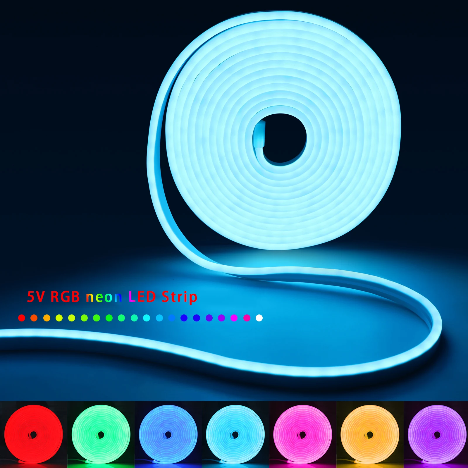 Taśma LED Neon RGB 1-5m, 5V US – Led Strip Lights recenzja i cena